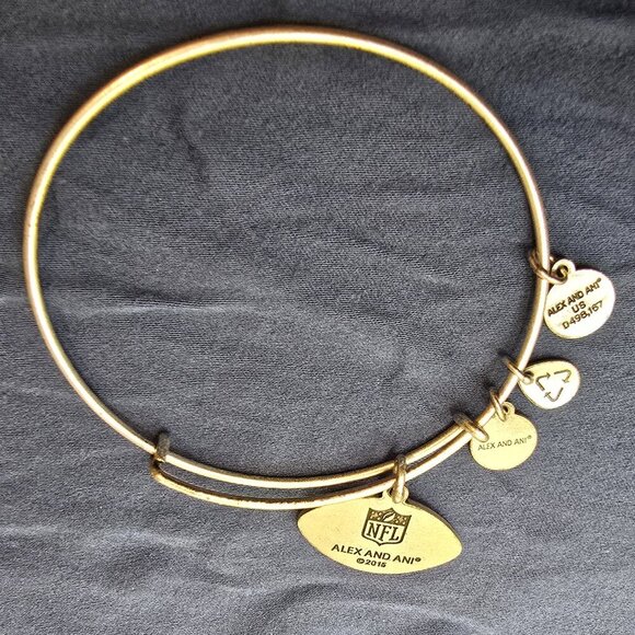 Alex and Ani NFL - Seattle Seahawks Charm Bangle - Rafaelian Silver - Picture 2 of 3